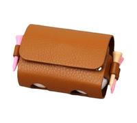 Golf Pouch Bag - Premium PU Leather Portable Ball & Tee Holder for Women | Compact Waist Clip Golf Storage Sack Holds 2 Balls & 4 Tees | Accessories for Course, Practice, Travel and Everyday Use |