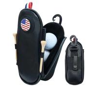 Golf Pouch Bag Tee Sports Equipment Accessory Organizer | Small Golf Ball Waist Bag for Men Women Beginner Golfers Outdoor Backyard Course Driving Range Practice USA