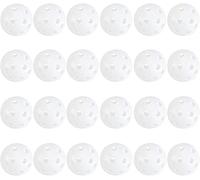 Golf Practice Ball,24 PCS Air Flow Golf Training Balls 40mm Plastic Airflow Ball with 26 Hollows for Indoor Putting Green Backyard Outdoor Practice Equipment