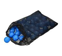Golf Practice Balls, Hollow Swing Training Driving Range Ball with Mesh Bag for Indoor Golf Tennis (Color : Blue)