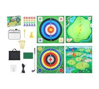 Golf Practice Mat - ABS Velvet Material, Replaceable Training, Portable Indoor Outdoor Use, Sports Equipment | Suitable For Home Backyard Lawn Office Garage Courtyard Range Practices