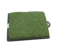 Golf Practice Mat - Artificial Turf, Rubber Base | 18.8" x 11.8" Attack Pad, Non Slip Batting for Indoor Outdoor Home Training