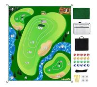 Golf Practice Mat - Compact Ball Trainer, Device to Improve Physical Activity, Synthetic Fairway | Versatile Indoor and Outdoor Placement, Designed Apartment Yard PU