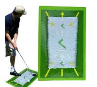 Golf Practice Mat - Golf Swing Path Trainer Equipment | Robust & Training for Beginners, Adults, Children and Professionals - Ideal for Indoor and Outdoor Practice on the Court