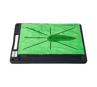 Golf Practice Mat | Non-Slip Turf Pad - Chipping Mat with Rubber Backing - for Swing Path Feedback Home Indoor Outdoor Backyard Women Men