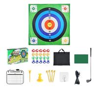 Golf Practice Mat - Sports Exercise Equipment, Replaceable Golf Training Mat for Beginners Kids Indoor Outdoor Courtyard Home Backyard Range Office Lawn Garage, Sturdy Portable Design 150x150cm