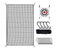 Golf Practice Net - Ball Swing Practice Simulator Heavy Duty - Golf Sports Barrier Nets with Target Cloth for Backyard, Outdoor, Indoor, Garden