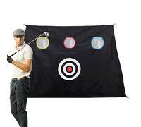 Golf Practice Net - Foldable Golf Training Net for Swing and Chipping | Indoor Outdoor Driving Net, Golf Impact Cage with Paint, Garden Golf Practice Aids for Ball Control and Accuracy