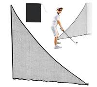 Golf Practice Net,Golf Triangle Side Wings With Sandbag - Shank Net Practice Nets With Side Wings & Sandbags, Heavy Duty Golfs Holf Accessories, Golfs Hitting Barrier Nets For Indoor And Outdo