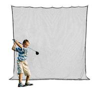 Golf Practice Net - Outdoor Driving Net, Return Fence Cage | Large 3X Polyester Sports Netting, Portable Barrier for Baseball, Hockey, Golf Training at Home, Yard, or Field with Easy Setup