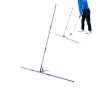 Golf Practice Sticks - Telescopic Alignment Trainer Rods, Durable Swing Plane Indicator, Portable Coaching Tool | Effective Shot Direction Control Exercise Solution For Indoor Outdoor Drills Lawn Gara