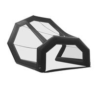 Golf Practice Swing Simulator Net Cage, Golf Hitting Tent Systems, Inflatable Golfs Practice Net Cage Plus Blower, 3.5m*3m*3m