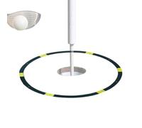 Golf Practice Target Circles, Chipping Training Marker Set, Portable Green Putting Alignment Aid, Durable Turf Indicator Disc Kit, Skill Improvement Golf Accessory Pack, Putting Chipping Practice