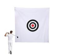 Golf Practice Target Cloth, 1.5x1.5m Hanging Practice Target Cloth Portable Hitting Practicing Training Aids for Indoor Outdoor Training Use
