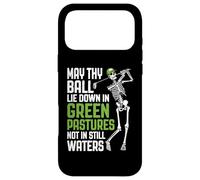 Golf Prayer Green Pastures Funny Skeleton Golfer Quote Case for iPhone 17 Pro Max