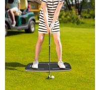 Golf Pressure Plate,Weight Transfer Balance Plate,Indoor Golf Training Aids for Practice Black 150kg 73.3 * 29cm Children Adults Beginners Amusement Parks Homes Lawns Carpets