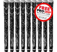GOLF PRIDE 2026 MULTI COMPOUND PLUS4 TEAMS STANDARD GOLF GRIP - BLACK / GREY