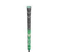 Golf Pride MCC Multi Compound Plus 4 Teams Golf Grip (Green/Gold) | All-Weather Hybrid Grip with Larger Lower Hand, Brushed Cotton Cord and Pebbled Texture, Rubber Construction
