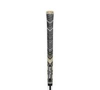 Golf Pride MCC Multi Compound Plus 4 Teams Midsize Golf Grip (Black/Gold) | All-Weather Hybrid Grip with Larger Lower Hand, Brushed Cotton Cord and Pebbled Texture, Rubber Construction