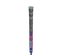 Golf Pride MCC Plus 4 Teams Golf Grips - Std, Navy/Orange | All-Weather Hybrid Grip with Larger Lower Hand, Brushed Cotton Cord and Pebbled Texture, Rubber Construction