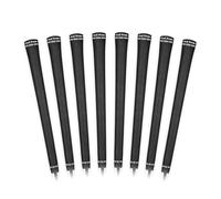 Golf Pride Tour Velvet 360 Grip Set of 8, Right Hand, Regular Flex, Black