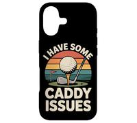 Golf Pun Retro Vintage I Have Some Caddy Issues Case for iPhone 17