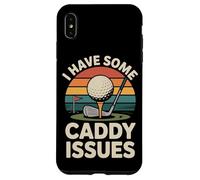 Golf Pun Retro Vintage I Have Some Caddy Issues Case for iPhone XS Max