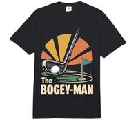 Golf Pun Retro Vintage The Bogey-Man Comfort Colors Adult Heavyweight T-Shirt