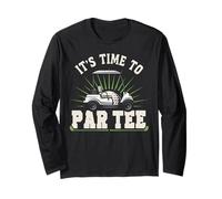 Golf Pun Vintage It's Time to Par Tee Long Sleeve T-Shirt