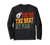 Golf Pun Vintage Retro You're The Best by Par Long Sleeve T-Shirt