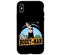 Golf Pun Vintage The Bogey-Man Case for iPhone X/XS