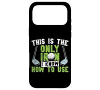 Golf Pun Vintage This Is The Only Iron I Know How To Use Case for iPhone 17 Pro Max