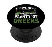 Golf Pun Vintage Todays Menu: Plenty Of Greens PopSockets Adhesive PopGrip