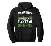 Golf Pun Vintage Todays Menu: Plenty Of Greens Pullover Hoodie