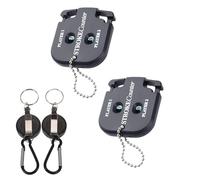 Golf Punch Counter, Golf Score Counter, Golf Stroke Counter, 2 Player Strike Counter, Golf Scorer Counter, Mini Golf Counter with 2 Retractable Key Chains, for Golf Gadgets
