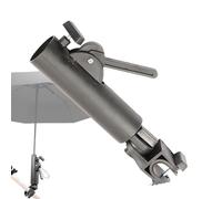 Golf Push Cart Umbrella Holder, Double Lock Umbrella Mount for Golf Push Cart, Adjustable Stand, Heavy Duty, Fits Wheelchair, Mobility Scooter, Handles, Beach Chair