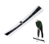 Golf Put Trainer - Portable Putgablee for Training, Golf Alignment Training Aid | Lightweight Trajectory Calibration Plate, An Arc Arch Balance Correction Tool for Men and Women Tight