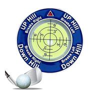 Golf Putt Reader - Round Golf Green Reader, Putt Green | Slopee Detector Bubble Training, Putting Precision Tool Professional for Friends