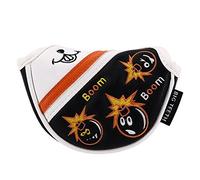 Golf Putter Cover Half Mallet Mini Golf Small Headcover Club Head Protector Magnetic Closure Cute Bomb For Scotty Cameron Taylormade Odyssey Club