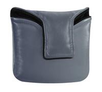 Golf Putter Cover Mallet Magnetic Putters Headcovers for Men and Women PU Leather Waterproof Blue Grey Gradient