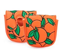 Golf Putter Covers DF3 Mallet Putter Headcover Orange Embroidery Mallet Putter Covers with Magnetic Closure fit lab DF3 Putter