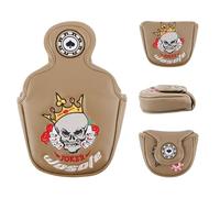 Golf Putter Covers - Golf Putter Sleeve, Mallet Putter Headcover | Putter Cover with Skull Embroidered Club Magnetic Absorbed, Stylish Golf Putter Cover, Golf Putter Head Protection for Most Clubs