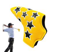 Golf Putter Covers - L Type Star Design Sleeve - Waterproof PU Leather Star Design Golf Head Cover,for Driving Range Training Ground Indoor Sports Practice Adult Teen Beginner