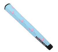 Golf Putter Grip Light Weight Breathable Leather with Flamingos Design Soft Leather Golf Grips