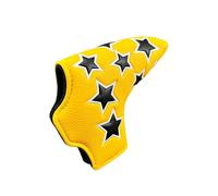 Golf Putter Head Covers | L Type Star Design Sleeve | Waterproof Star Design Magnetic Closure Golf Club Headcovers,for Outdoor Indoor Sports Practice Driving Range Training Ground