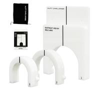 Golf putter trainer, putting - Golf hole putting the training aid to putting hole cup Portable - The golf putter trainer includes a protective bag for the
