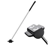 Golf Putter Training Aid, Compact Hammer-Style Design with Two Weighted Attachments for Putting Practice
