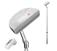Golf Putter Women 33'' Right Handed Steel Golf Clubs White Color Golf Training Club Head for Lady Golf Club Putters (silver)