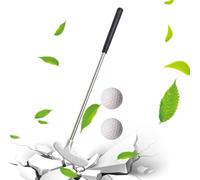 Golf Putter - Zinc Alloy And Stainless Steel, 6.22in Head Golf Club Durable And Comfortable | Mini Golfs Putter, Training Club For Kids, Home, School, Practice, Indoor Use