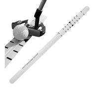 Golf Putting Aid Golf Putting Alignment Tool, Speed Control Trainer | Indoor Putting Mat, Green Reading Ruler, Practice Precision Guide, Golf Railway